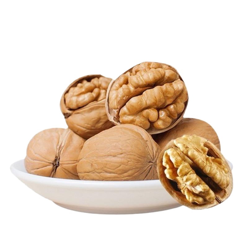 薄皮核桃可剥核桃仁坚果1-5斤多规格薄皮生核桃 3斤精品核桃[品质款]