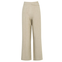 晚白2020冬季新品通勤纯色高腰百搭职业西裤休闲裤阔腿裤长裤女