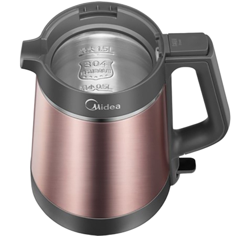 美的 VJ1502a 电热水壶1.5L 100*100*200 玫瑰红