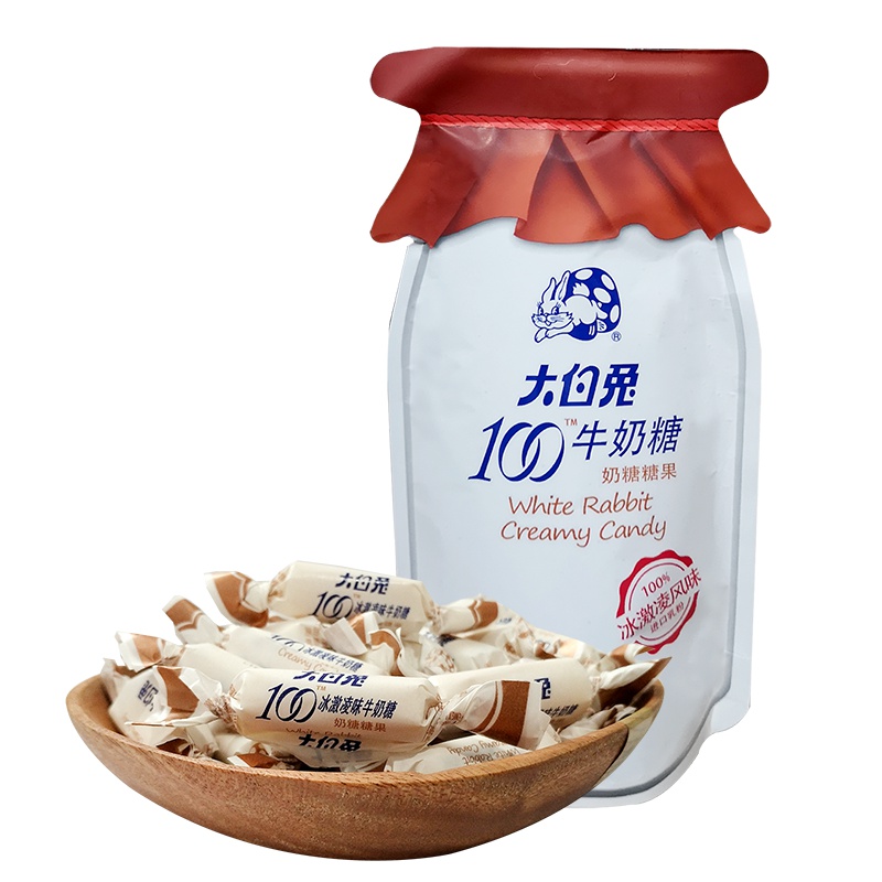 大白兔牛奶糖提拉米苏黑糖冰激凌风味107g*袋装结婚喜糖零食品