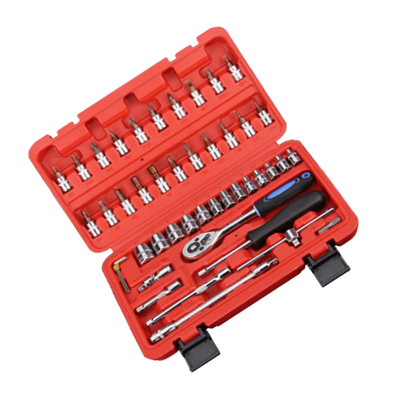 1/4套筒扳手 工具套装 46件套