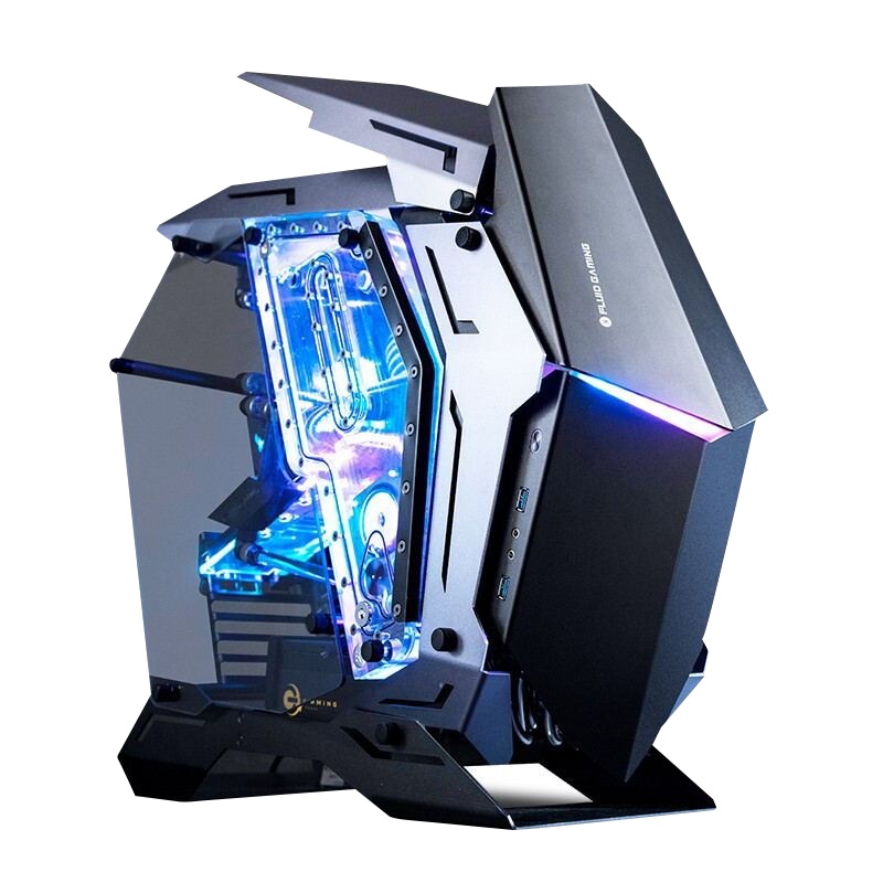 攀升&EK联名 分体水冷游戏主机DIY组装机 (i9-9900KF 32GB RTX2080Ti 11G独显1TB固态)