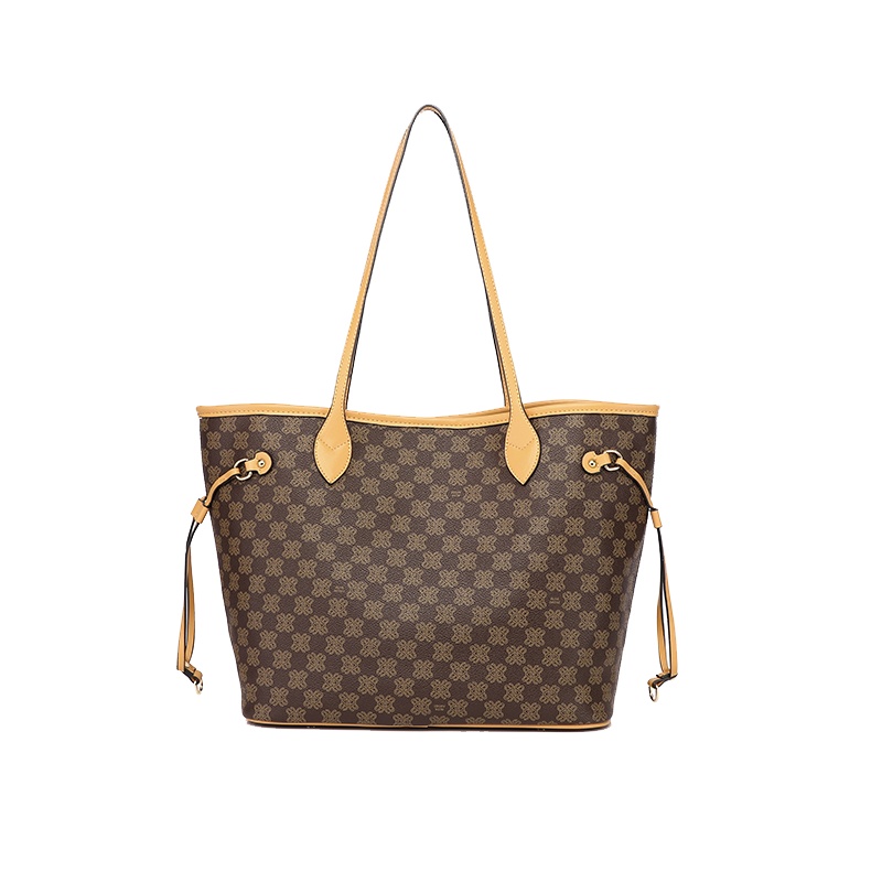 英国 Clous Krause 时尚经典复古简约百搭托特包老花印花手提女包