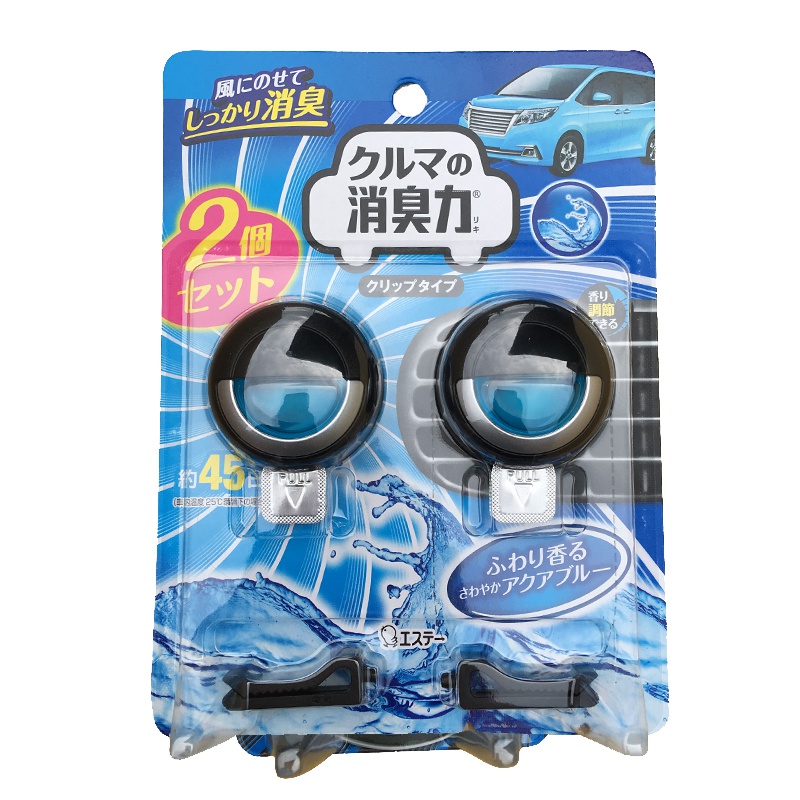 【持久芬芳】ST小鸡/艾饰庭 汽车载香水 出风口净化空气清新剂 蓝色水感香 3.2ml /个 0.003kg