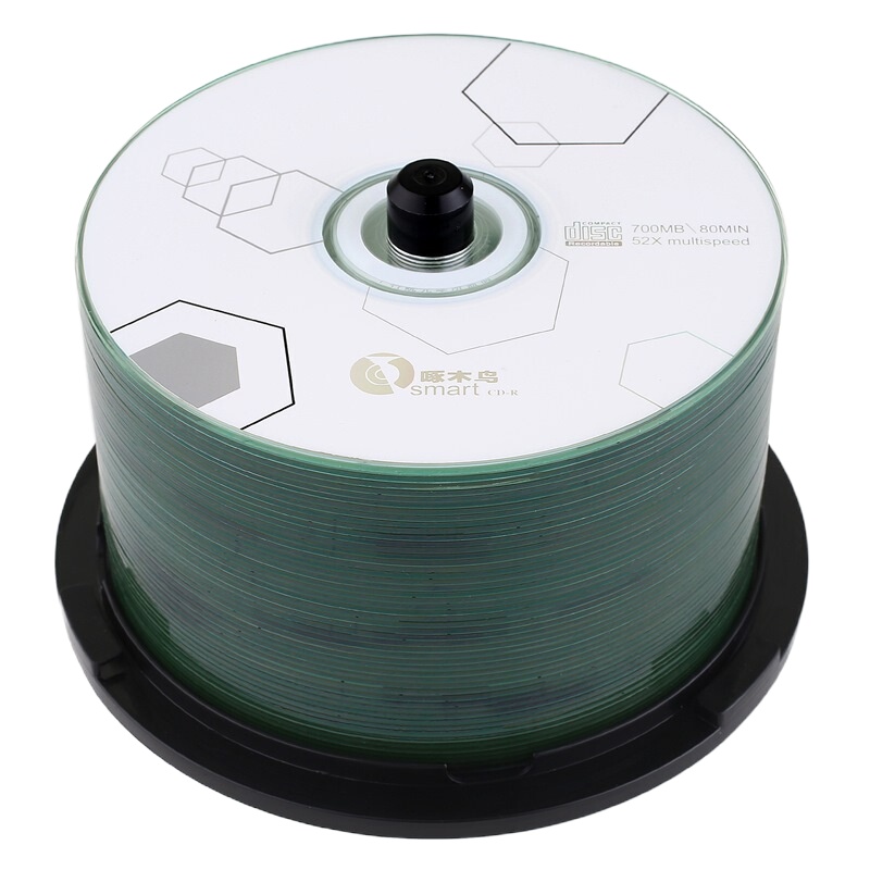 啄木鸟 CD-R 52 速700M 刻录盘桶装50片