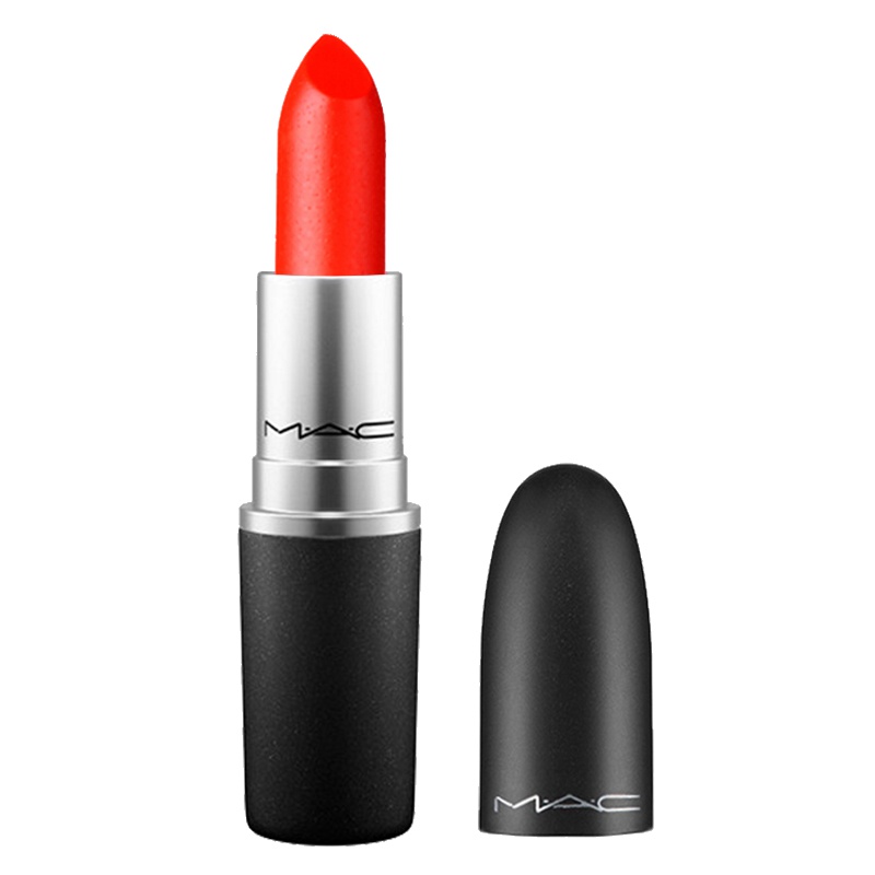 [国内专柜版]魅可MAC「黄皮挚爱」柔感哑光唇膏3g LADY DANGER#明亮橙红色