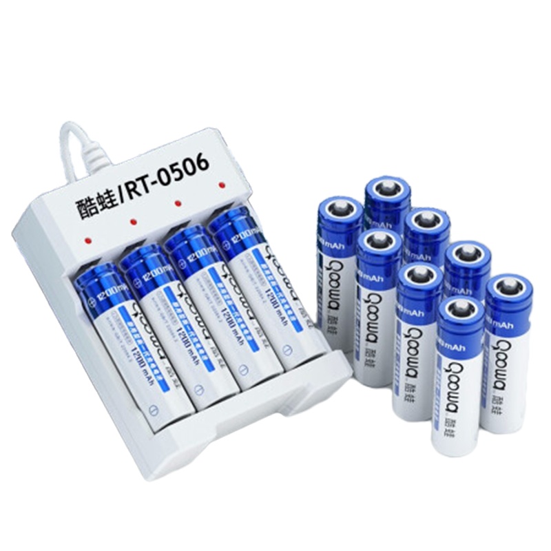 酷蛙 充电5号电池 配12节电池充电器套装