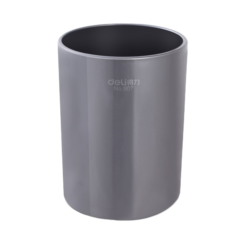 得力 笔筒办公商务 笔插简约大方笔座办公用品笔类收纳 907 单个装