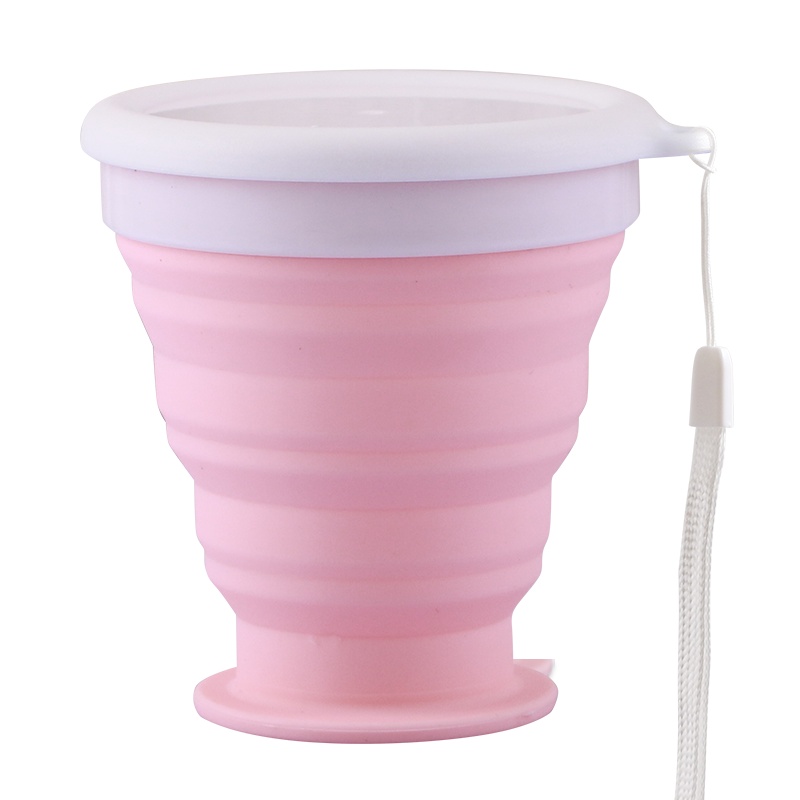 硅胶折叠水杯便携式旅行折叠杯子可装沸水压缩水杯伸缩杯随行杯