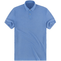 布先生新款夏季翻领轻商务短袖T恤 纯棉透气洗水男装AF10906