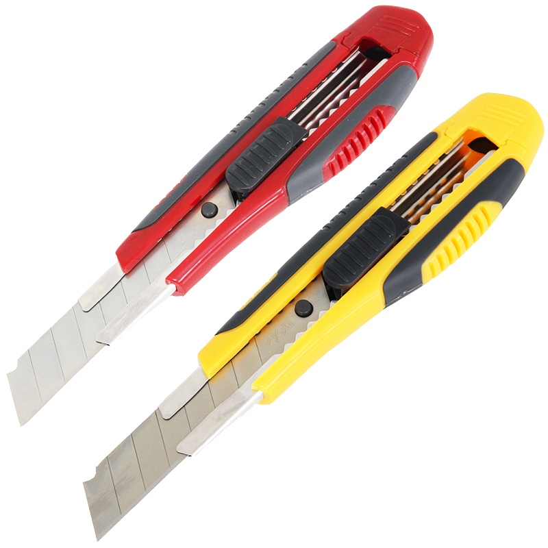 得力(deli) 2047 壁纸刀大号壁纸切割刀不锈钢金属工具刀片切纸刀 裁切刀