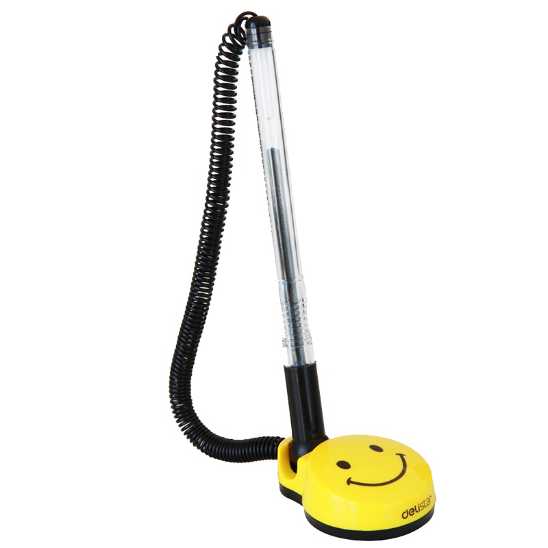 得力（deli）思达6793中性台笔(黑) 24支装