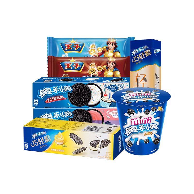 亿滋元气满满什锦饼干7口味零食大礼包组合共10件974g