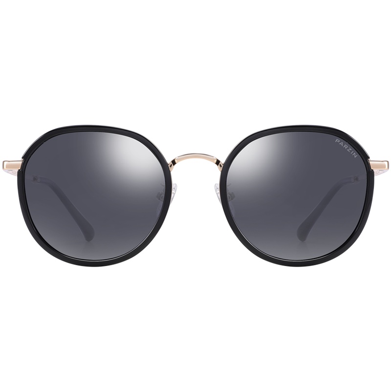 帕森(PARZIN)偏光太阳镜 女士复古炫彩膜大框潮墨镜驾驶镜 9917