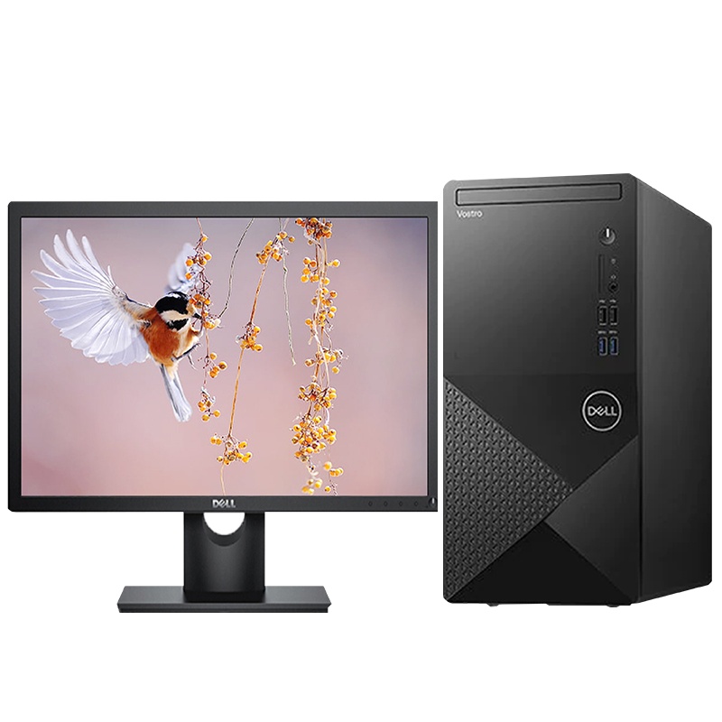 戴尔(DELL)成就3888 高性能 商用办公 家用娱乐 台式机电脑整机全套 19.5英寸屏(Intel G6400 4GB 1TB 集显 无光驱)