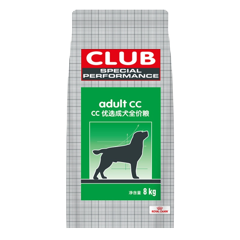 皇家狗粮 CC优选成犬粮8KG狗干粮犬主粮全犬通用狗粮