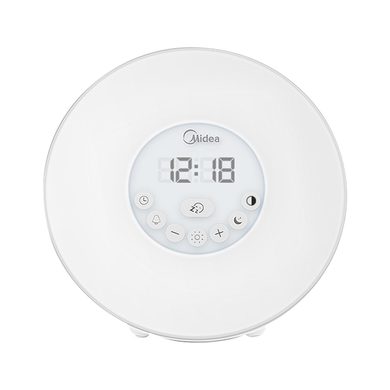 美的(Midea)床头灯闹钟台灯小夜灯氛围灯母婴灯创意台灯1-5W自然光(3300-5000K)