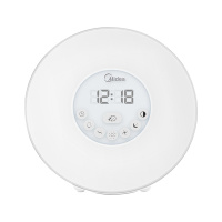 美的(Midea)床头灯闹钟台灯小夜灯氛围灯母婴灯创意台灯1-5W自然光(3300-5000K)
