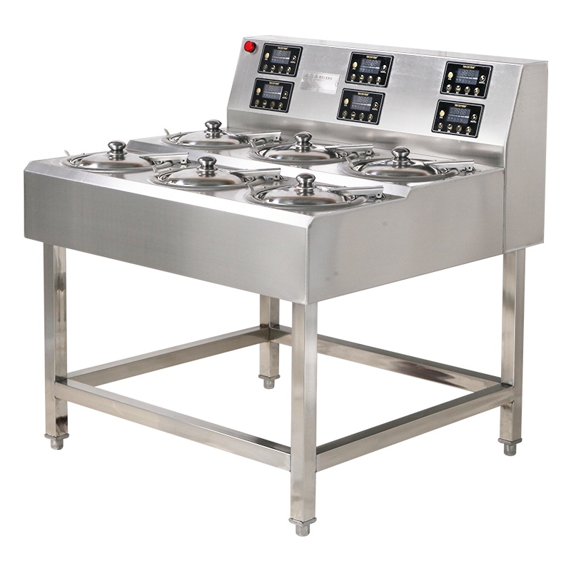 飞天鼠(FTIANSHU) 煲仔饭机商用全自动智能数码外卖电煲仔炉瓦煲砂煲锡纸 6头单层双排