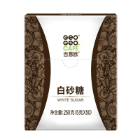 吉意欧(GEO)白砂糖 咖啡伴侣 250g 50包/盒