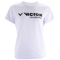威克多(Victor)羽毛球服春夏透气速干女款团队比赛上衣羽毛球运动服 T-6127
