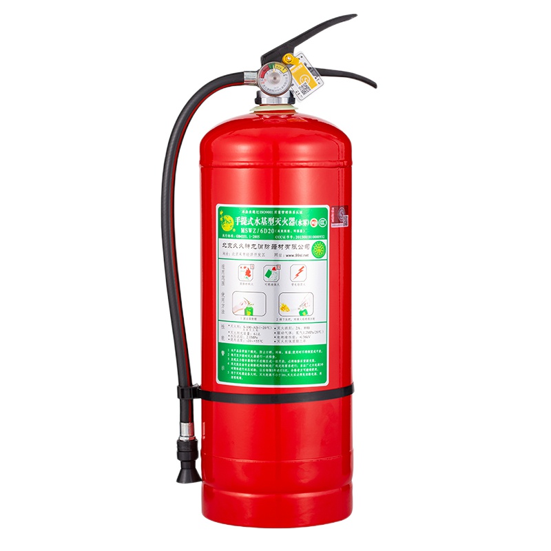 神龙 灭火器 水基型灭火器 低温水基型(水雾)环保灭火器6升 车载家用及商用灭火器6L MSWZ/6D20 消防器材