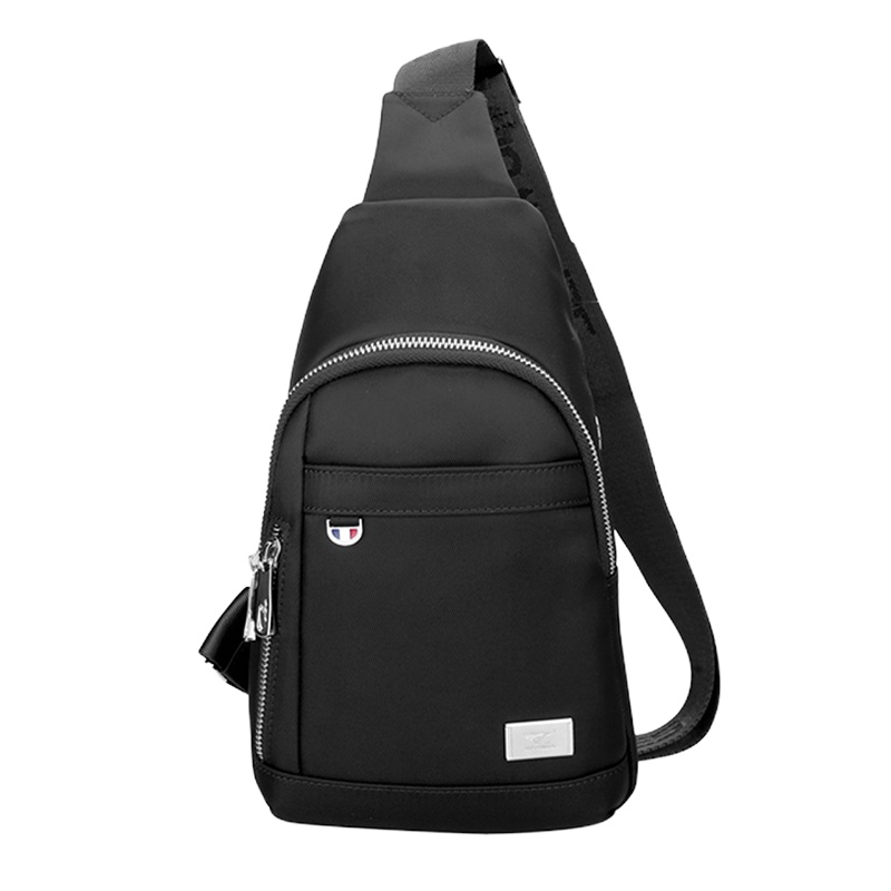 七匹狼(SEPTWOLVES)胸包背包男斜挎包休闲多功能运动腰包男包时尚潮流男士单肩包