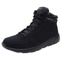 Skechers斯凯奇男鞋新款轻便绑带健步鞋 保暖低帮鞋休闲鞋 54301-BKGY
