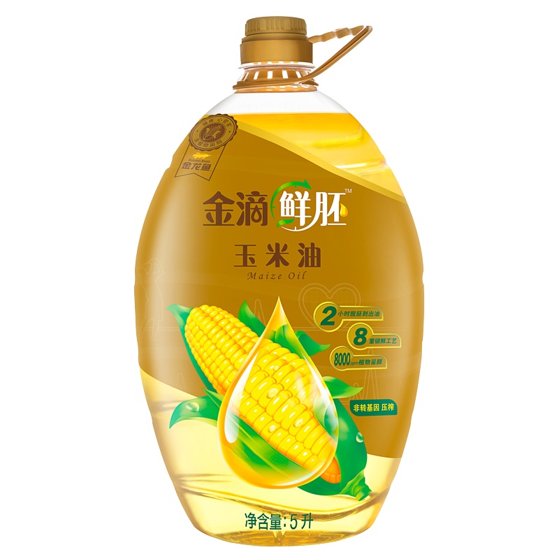 金龙鱼 金滴鲜胚玉米油5L