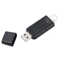 金士顿(Kingston)DTX 32GB U盘USB3.2 Gen 1车载优盘 电脑学生办公闪存盘防尘拔盖设计 白色