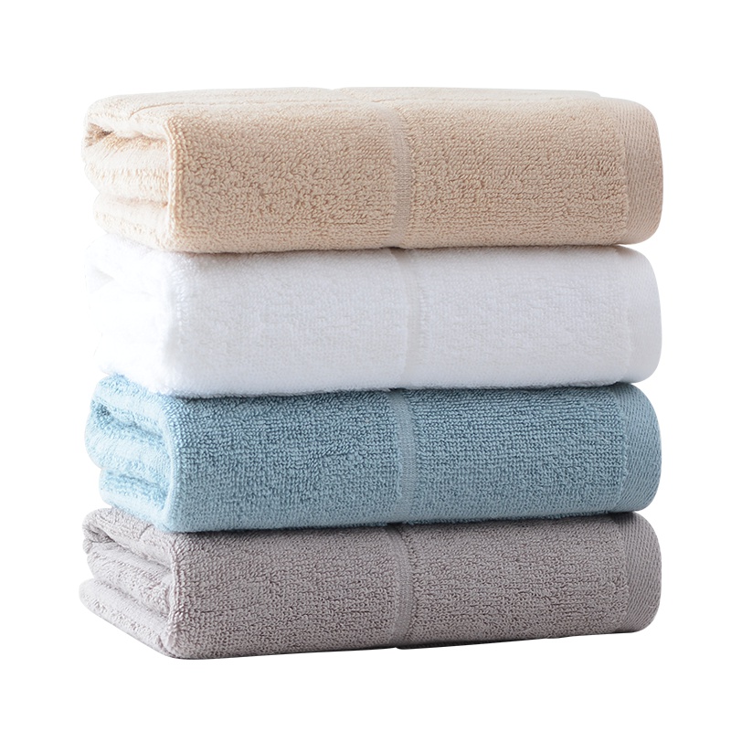 洁丽雅毛巾4条装 成人柔软加大加厚舒适洗澡强吸水情侣擦脸毛巾 814-1