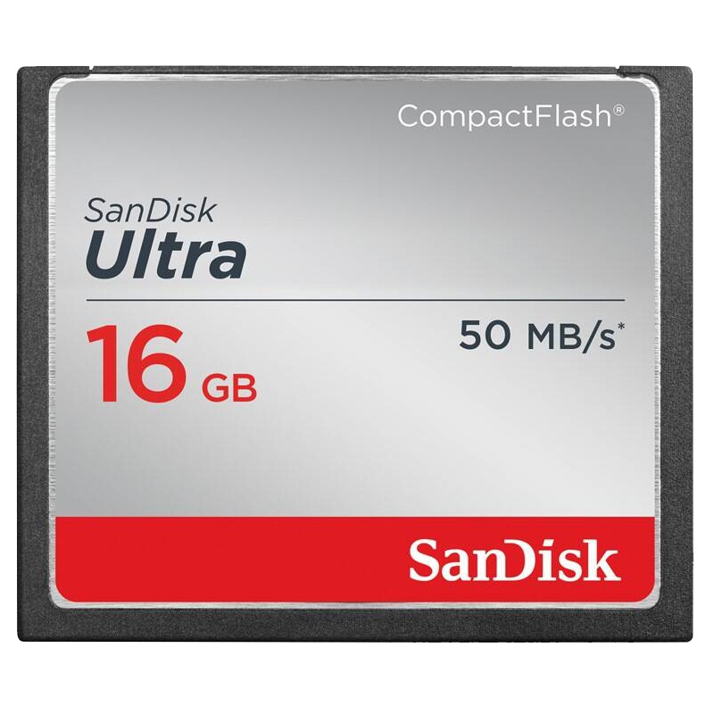 闪迪(SanDisk)16GB CF卡 高速读50MB/s单反相机存储卡内存卡