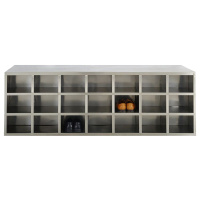 永格定制304不锈钢员工鞋柜无尘净化车间换鞋凳实验室单双面更鞋柜