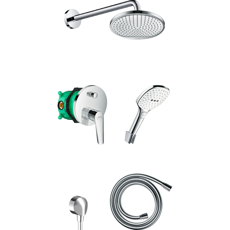 汉斯格雅hansgrohe原装进口飞雨花洒27115搭配卡德维1.5/1.6/1.7m浴缸