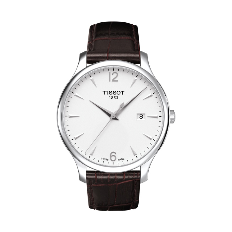 天梭(TISSOT)瑞士手表 简约百搭复古雅致休闲通勤 俊雅系列皮带男士石英表T063.610.16.037.00 礼物
