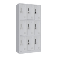 【硕辉】九门更衣柜 更衣柜 储物柜 H1850*W900*D400