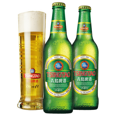 青岛啤酒tsingtao经典330ml*24瓶 国产官方自营