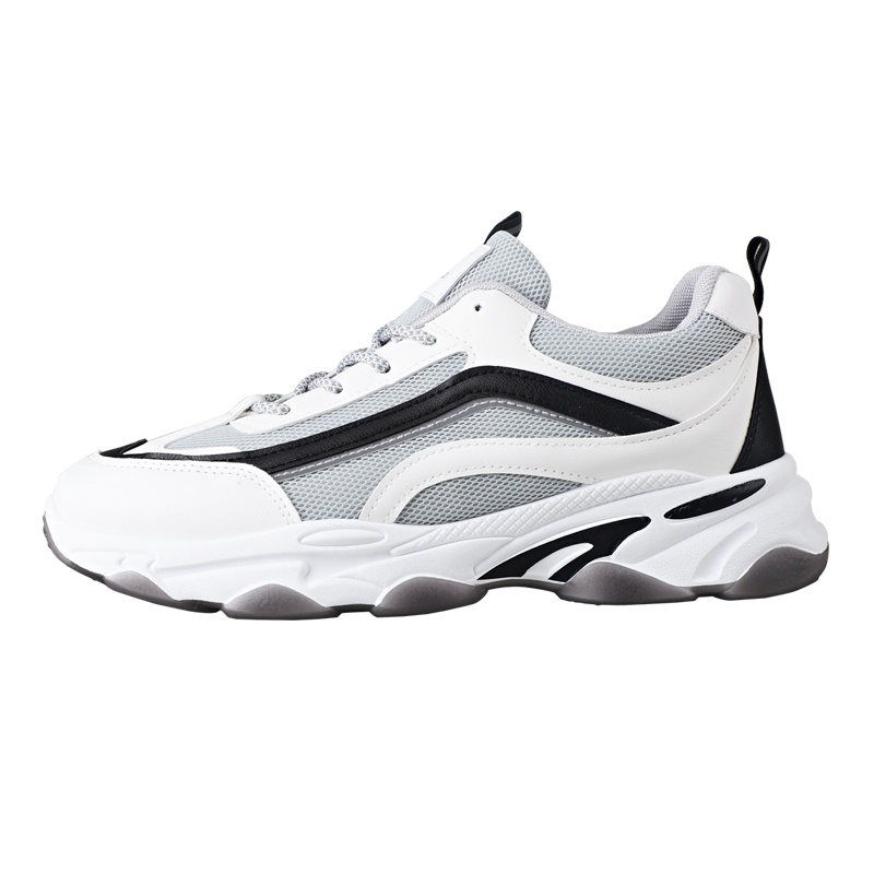 双星正品休闲男鞋春秋潮流运动鞋男ins青少年休闲百搭黑色老爹鞋