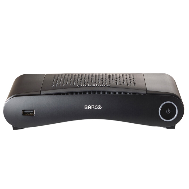 巴可（BARCO） 可立享 无线投屏 无线传屏会议室无线投影演示系统 CS-100黑色标机(单个按钮)
