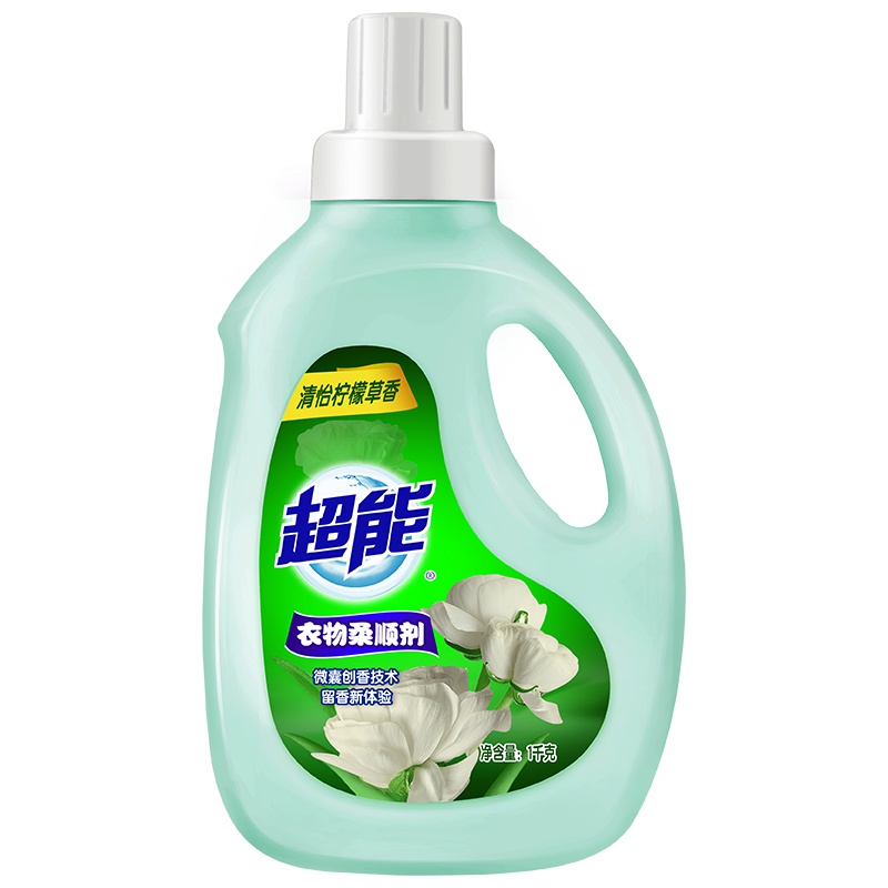 超能衣物柠檬草柔顺剂1kg