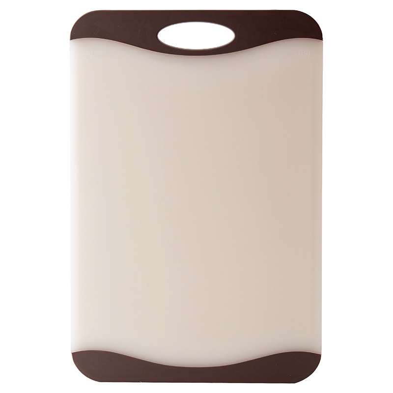 苏宁极物 抑菌透明塑料菜板 褐色防霉双面可用 厨房宿舍家用切菜水果板小砧板案板刀板