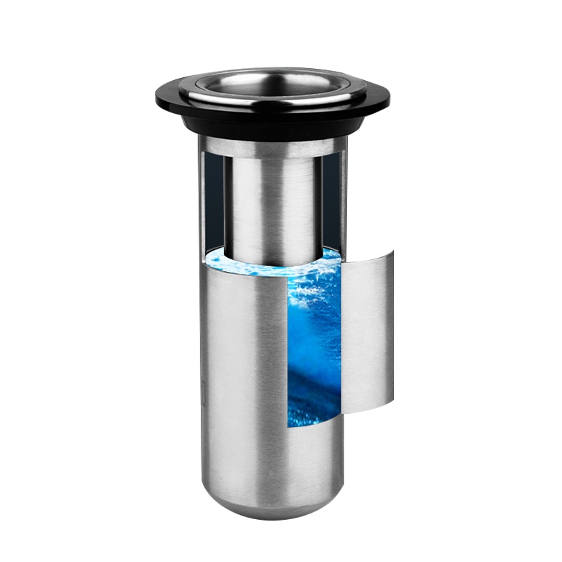 潜水艇(submarine) 防臭地漏卫生间下水道防臭盖不锈钢芯防反味神器地漏防臭器