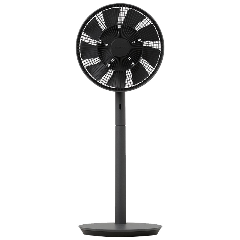 巴慕达(BALMUDA)-1600 电风扇静音 落地扇 台式 自然风 果岭风 遥控控制扇叶片数9 3档日本进口 黑色