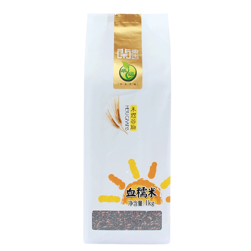 禾煜 血糯米1kg (黑糯米 紫糯米 五谷杂粮 粗粮 腊八粥料)