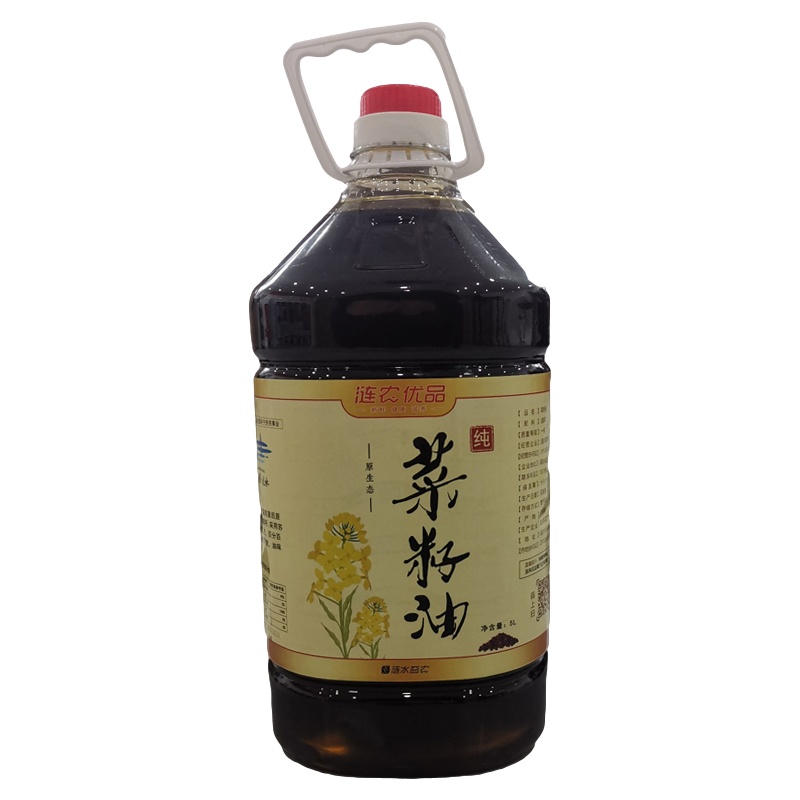 [中华特色馆]涟水馆 农家纯正菜籽油 5L 纯手工压榨无添加剂