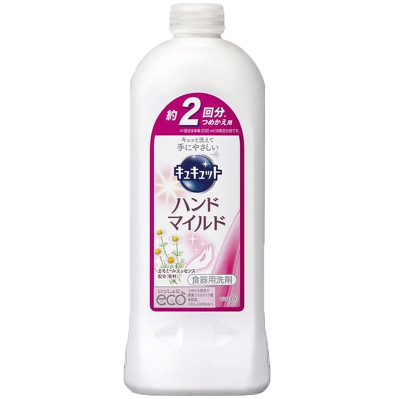花王(KAO) 水果蔬菜餐具用浓缩洗洁精 (替换)雏菊 370ml