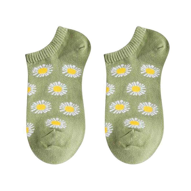 【10双】夏日清新女士袜子女袜短袜女夏天薄款牛油果色棉短袜浅口可爱日系透气低帮船袜ins潮袜 牛油果色女短袜10双