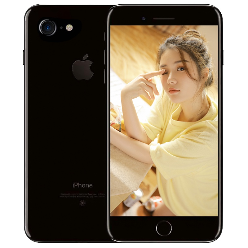 [二手95新]Apple/苹果 iPhone 7 128GB 亮黑色 苹果7 二手手机 国行正品 全网通4G手机二手苹果