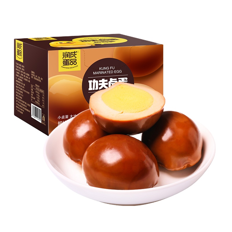 润成 卤蛋卤香味整箱 30g*20 600克卤制品熟食