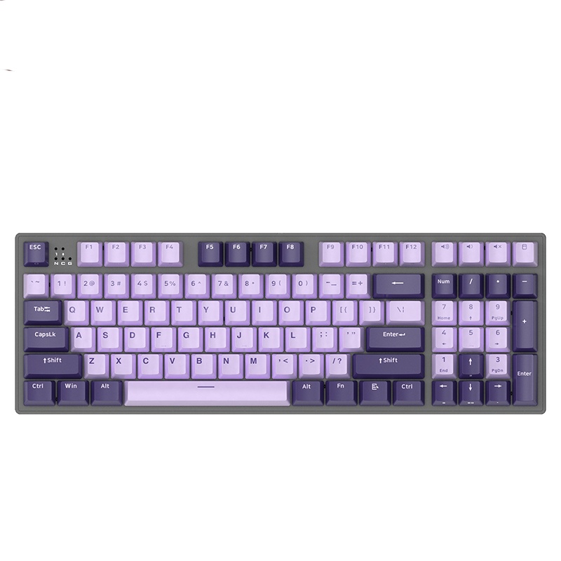 一血(FirstBlood)B16Cherry樱桃轴机械键盘电竞游戏电脑办公96键白光可拆卸上盖丁香茶轴